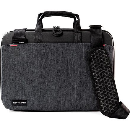 KeySmart Urban Union Portfolio Briefcase, Black, KS358-SLT