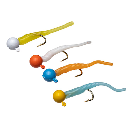 Kid Casters Kid Casters Mini Jigs, 4 Per Pack, Multicolor, KCJIG