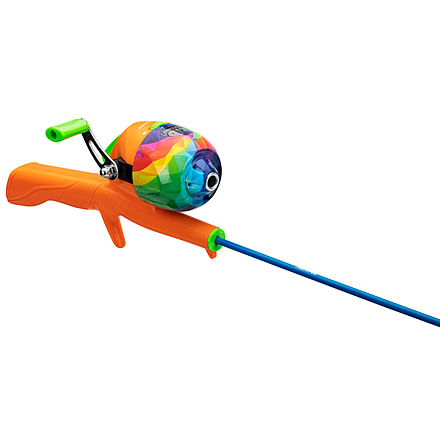 Kid Casters Kid Casters Youth Fishing Kit with 4 Casting Plugs, Multicolor, KCREG22