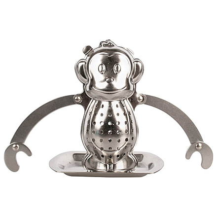 Kikkerland Tea Infuser Monkey CU39