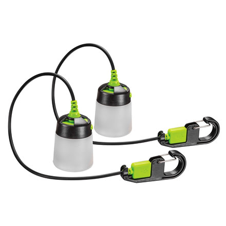 Kilimanjaro Gear The Lumavine Rechargeable Mini LED Lantern, Lithium ION, 11-40 Lumen, Green, 910271E