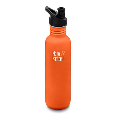 Klean Kanteen Classic W/ Sport Cap 3.0, 27oz, Sierra Sunset, Sierra Sunset, 18/8 Stainless Steel, Polyprop, KK-43335