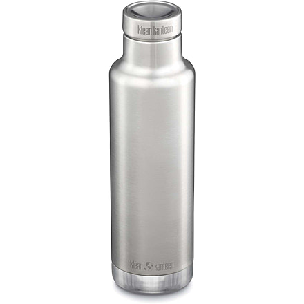 Klean Kanteen Insulated Classic w/ Pour Through Cap, 25oz, Brushed Stainless, 1009479