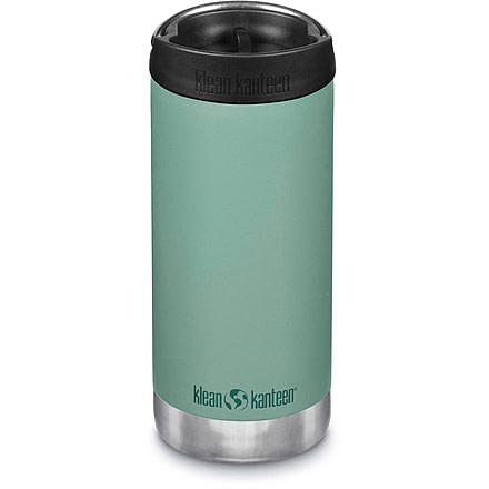 Klean Kanteen Insulated TKWide w/ Cafe Cap, 12oz, Beryl Green, 1010098