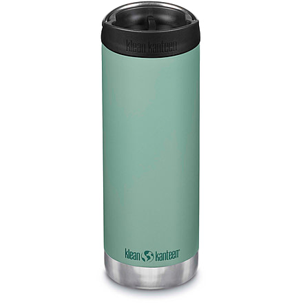 Klean Kanteen Insulated TKWide w/ Cafe Cap, 16oz, Beryl Green, 1010104