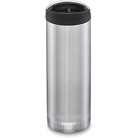 Klean Kanteen Insulated TKWide w/ Cafe Cap, 16oz, Brushed Stainless, 1008312