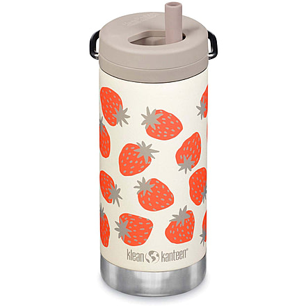Klean Kanteen Insulated TKWide w/ Twist Cap, 12oz, Strawberries, 1009471