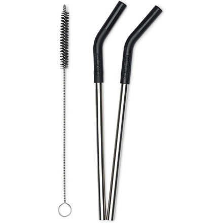 Klean Kanteen Straw, 8mm - 2 Pack, Black, 1009655
