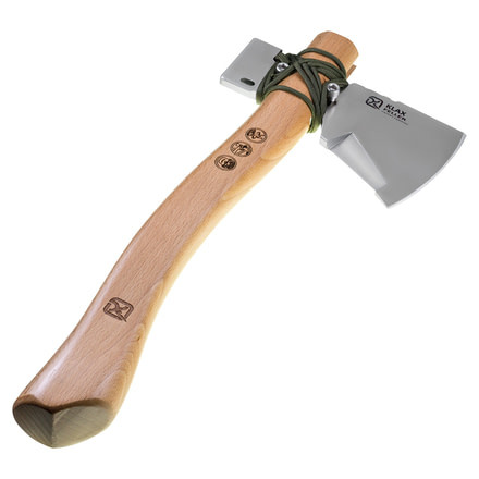 Klecker Knives Klax Feller Axe Blade w/Ballistic Nylon Sheath / No Handle, Steel, KLAX-01