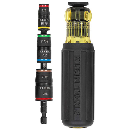 Klein Tools 7in1 Impact Flip Socket w/Handle, 32900