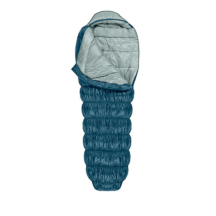 Klymit CampSaver KSB 20 Down Hybrid Sleeping Bag, Blue, 13KHBLCSC