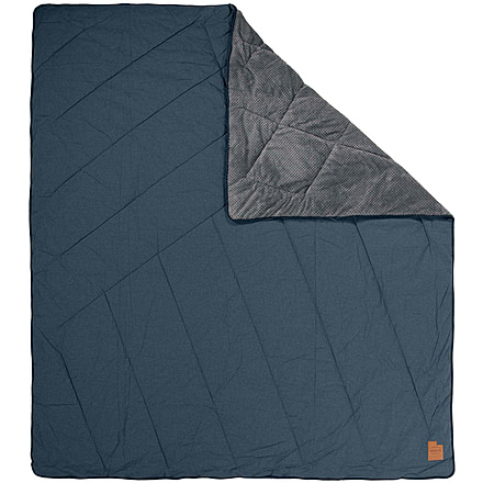 Klymit Homestead Cabin Comforter 2 Person Blanket, Blue, Large, 13HCBL01D