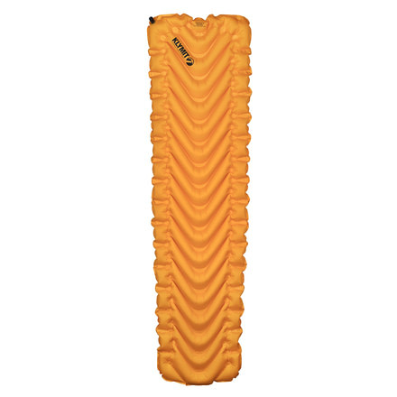 Klymit Insulated Static V Ultralite Sleeping Pad, Orange, Regular, 06IUOR01C
