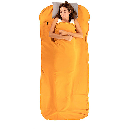 Klymit Nest Cold Weather Sleeping Bag Liner, Orange, Large, 13NCOR01C