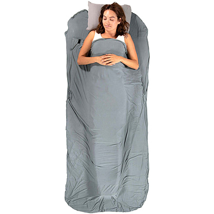 Klymit Nest Warm Weather Sleeping Bag Liner, Grey, Large, 13NWGR01C