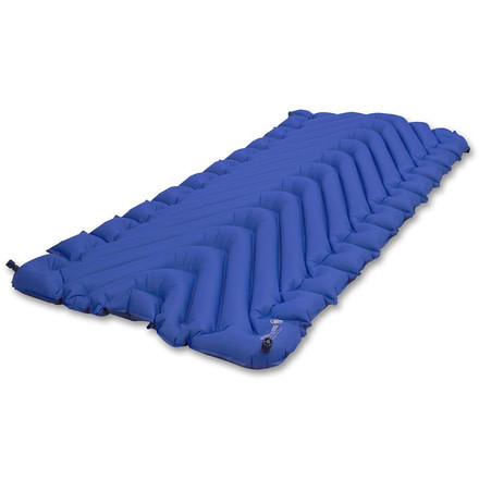 Klymit Static V Luxe Sleeping Pad, Blue, 06LXBLGMD