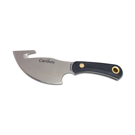 Knives of Alaska Caribou D2 Suregrip Handle Knife, Black, 00009FG