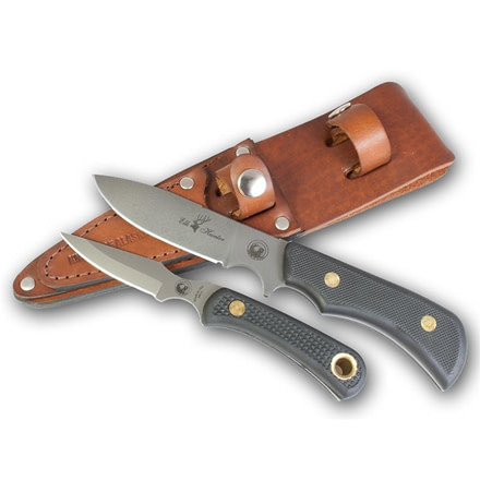 Knives of Alaska Trekker Elk Hunter Cub Combo D2 Knives, Suregrip Handle, Black 00198FG