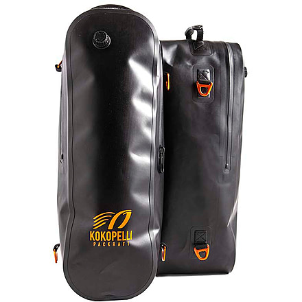Kokopelli Packraft Delta Inflatable Dry Bag Set, Black, KO-BG-DLT-DB-L-BK
