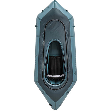 Kokopelli Packraft Rogue R-Deck w/ Removable Spraydeck, Smoke Blue, KO-AS-RGSD-SB