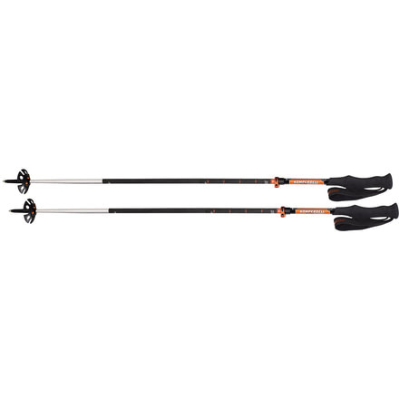 Komperdell Carbon Expedition Tour 4 Compact-Orange-105-125 cm