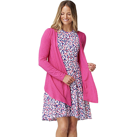 Krimson Klover Breezy Cardigan - Womens, Flamingo, Large, S24406-640-L