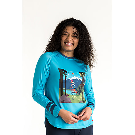 Krimson Klover Sara Long Sleeve Sunshirts - Womens, Mtn Bike, Large, S23145-691-L