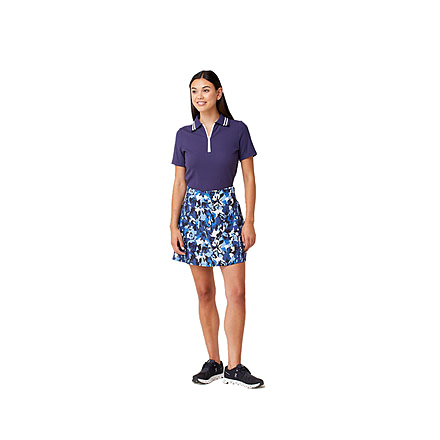 Krimson Klover Wellington Skorts - Womens, Floral S. Blue, Large, S23148-658-L