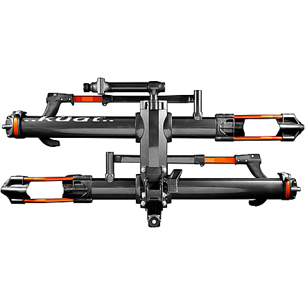 Kuat 1.25in NV 2.0 - 2-Bike Rack, Gray Metallic and Orange Anodize, NV12G