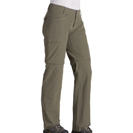 Kuhl Anika Convertible Pant - Womens-Dark Khaki-Regular Inseam-10