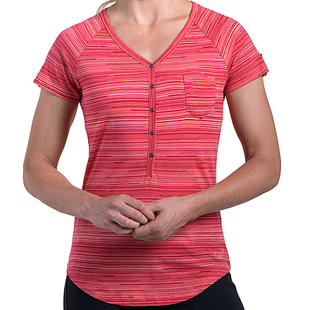 Bella SS - Womens-Poppy Stripe-Large