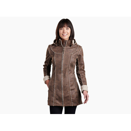 Kuhl Dani Sherpa Trench - Women's, Oak, 2XL, 2110-OAK-XL