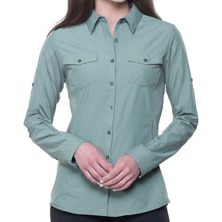 Kuhl Glydr Long Sleeve Top - Men's -Sage-X-Large