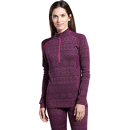 Kuhl Kaskade Zip Neck - Womens, Mulberry, Large, 4264BOX-MUL-L