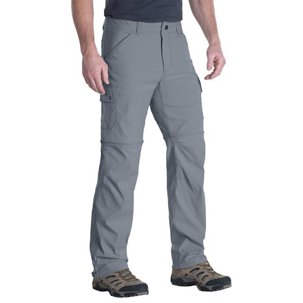 Kuhl Mens Renegade Cargo Convertible Pant, Pewter, 32 Waist, 5138PEWTER3432