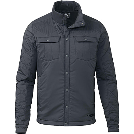 Kuiu Base Camp Insulated Snap Shirt - Mens, Gunmetal, XL, 98080-GM-XL
