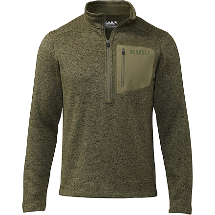 Kuiu Base Camp Pullover Sweater - Mens, Olive, 3XL, 14016-OL-3XL