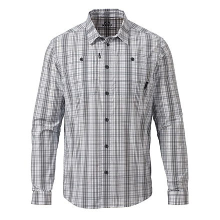 KUIU Borrego Long Sleeves Hunting Shirt in Granite Plaid Size 3XL C20339E3, Granite Plaid, 3XL, Polyester, Adult, Male, 8149191655582