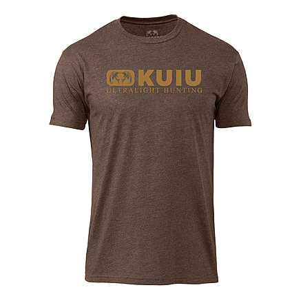 Kuiu KUIU Block Logo T-Shirt in Espresso Size 3XL, Espresso, 3XL, Cotton, Adult, Male, 8136603861150