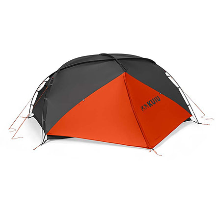 Kuiu Mountain Star 2 Person Tent, Gunmetal-Orange, Aluminum, 12002-PG-2A