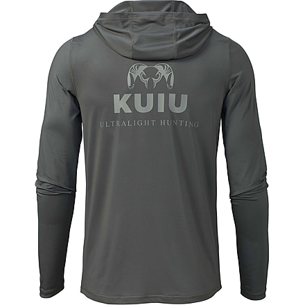 Kuiu Outlet UL Back Graphic AP Tech Hunting Hoodies - Mens, Stone, 3XL, 98120-SN-3XL
