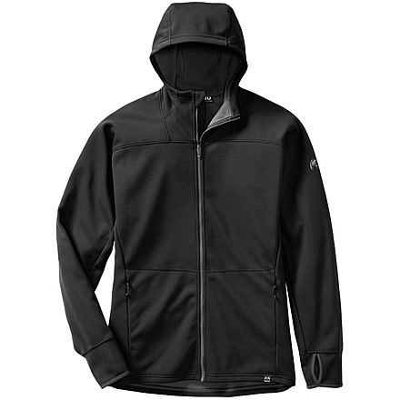 Kuiu Peloton 240 Full Zip Hoodie - Mens, Black, XXL, 20021-BL-XXL
