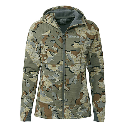 Kuiu Peloton 240 Full Zip Hunting Hoodies - Womens, Valo, XL, 22021-VL-XL