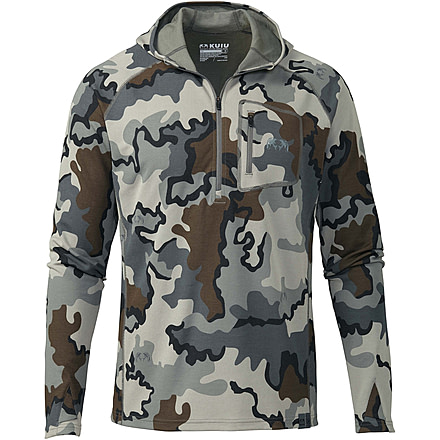Kuiu Pro 200 Zip-T Hunting Hoodies - Mens, Vias, Small, 22004-VC-S
