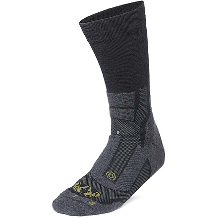 Kuiu StrongWool Hybrid Crew Sock - Mens, Grey Green, L, 87108-GG-L