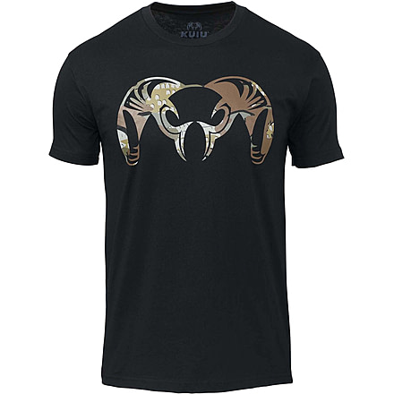 Kuiu Valo Big Ram T-Shirt - Mens, Black, 3XL, 98063-BL-3XL