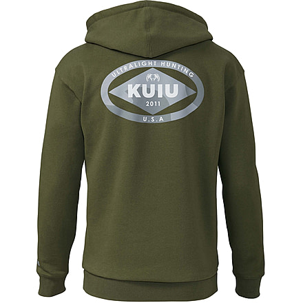 Kuiu Vias Storm Diamond Outline Hoodies - Mens, Army, 3XL, 14191-AY-3XL
