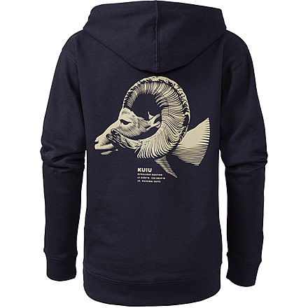 Kuiu Youth Nahanni Butte Ram Hoodies, Navy, XL, 14187-NV-XL