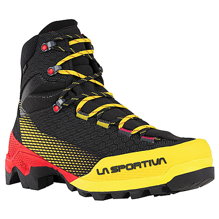 La Sportiva Aequilibrium ST GTX Mountaineering Boots - Mens, Black/Yellow, 43.5 Euro, ZFMS098-K00Y00-43.5