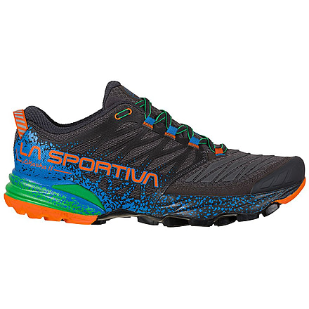 La Sportiva Akasha II Road Running Shoes - Mens, Carbon/Flame, 45, 56A-900304-45